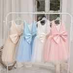 Girls Princess Formal Wedding Flower Girl Birthday 14 Years Children's Costume Puffy Tulle Skirt Beaded Dot Print Polyester ODM - Image 3