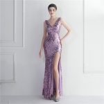 Luxelle8 Colorful Sequin Prom and Evening Gown - Image 3