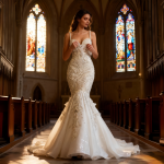 Newest High Quality Bohemian Lace Wrap Waist Lace Washable Bride Light Super Fairy Perspective Deep Sexy Mermaid Wedding Dress - Image 3