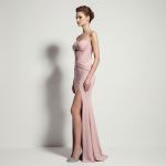 2026 Sexy Spaghetti Strap Corset High-Slit Prom Evening Dress - Image 2