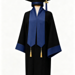 Wholesale Matte Black Graduation Robe Tassel Stole High School Bachelor Custom Gown University Dress Adults Unisex 100%