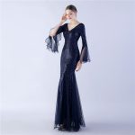 Luxelle8 Mesh Sequin Stage Evening Gown - Image 5