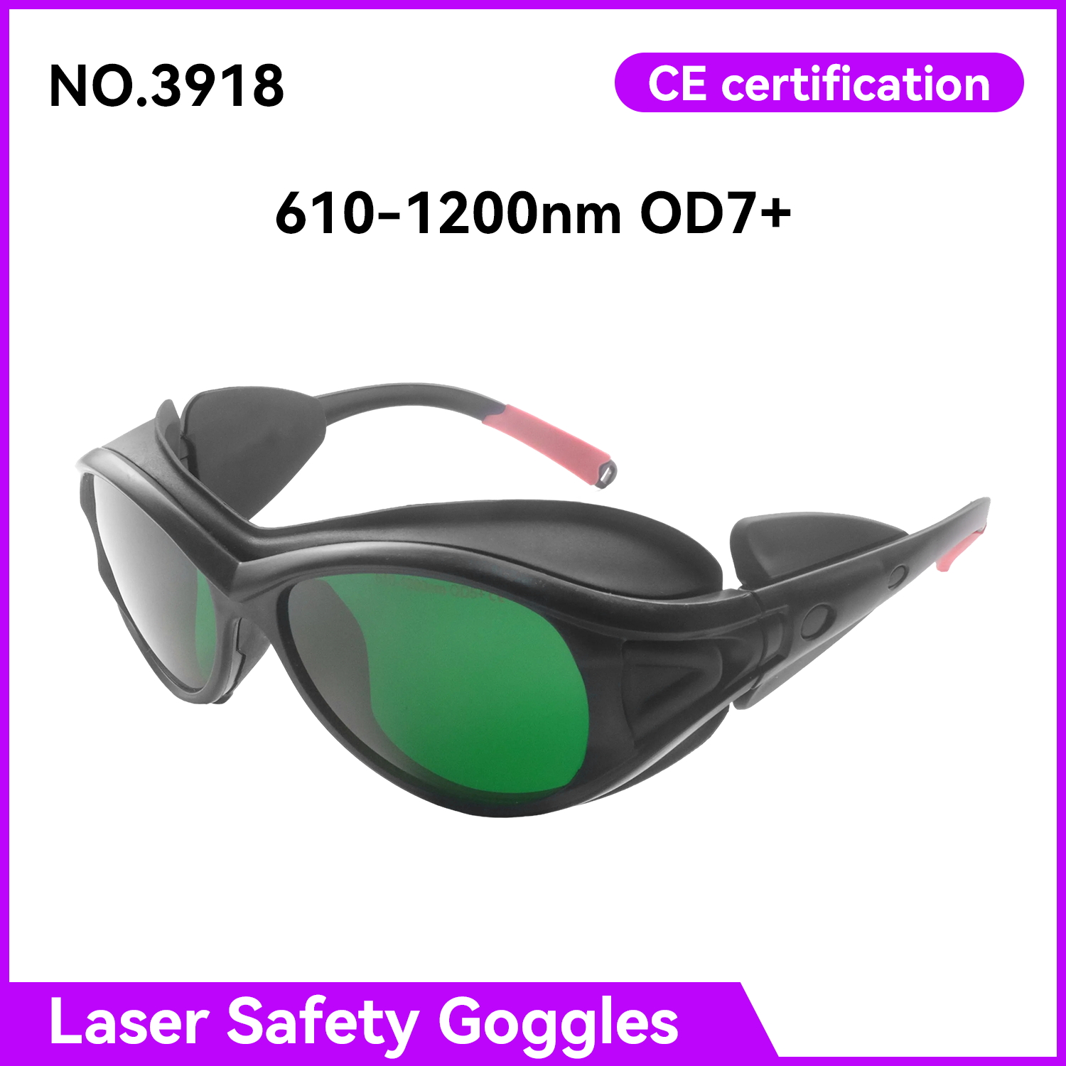 H38ea32175cb84d04ac7a7a04acb217572.jpg Laser Goggles 400-700nm 355nm Laser Protector Laser Protective 532 Ipl Glasses Laser Welding 808nm 1064nm Laser Safety Glasses - Image 1