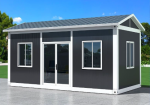Modular Prefabricated Steel Container Easy Installation Living Room Office Hotel Apartment for Outdoor Courtyard Sandwich Panel - Image 3