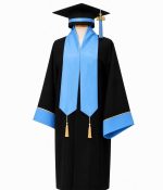 Wholesale Matte Black Graduation Robe Tassel Stole High School Bachelor Custom Gown University Dress Adults Unisex 100% - Image 2