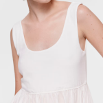 Beefey New Design Elegant Women's One Piece Broderie Trimmed Nightgown Breathable Loungewear Nightie Front Custom Label - Image 2