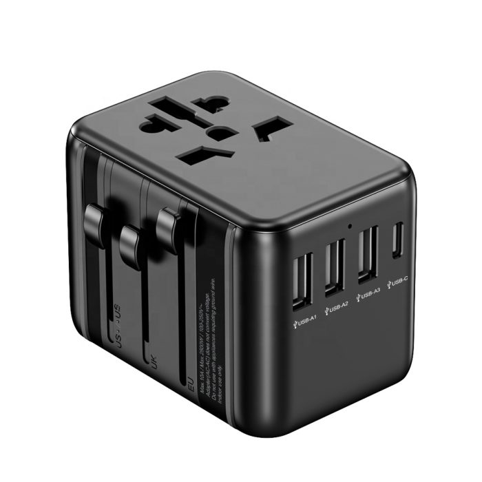 Universal Travel Plug Adapter with USB-C for Travel | Luxelle8