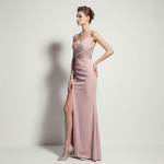 Luxelle8 Asymmetric Lace Sequin High-Slit Evening Dress - Image 2
