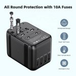 Worldplug International Plug Converter Adaptor Worldwide Travel Charger Universal Adapter Plug Socket with 3 Usb and Type-c - Image 6
