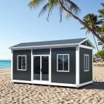 Modular Prefabricated Steel Container Easy Installation Living Room Office Hotel Apartment for Outdoor Courtyard Sandwich Panel