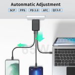 GaN Quick Travel Wall Charger Usb c 65Watt PPS Fast Charge PD 65w Gan Charger for Type-C Laptop iphone ipad Macbook UAV - Image 6