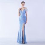 Luxelle8 High-Density Sequin Long Evening Gown - Image 4