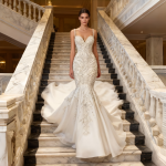 Newest High Quality Bohemian Lace Wrap Waist Lace Washable Bride Light Super Fairy Perspective Deep Sexy Mermaid Wedding Dress