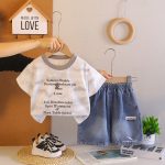 Boys' Summer Set 2026 New Style Baby Cool Two-piece Set Children's Short-sleeved Summer Kids Clothing Trendy Toddler Clothes Set - Image 3