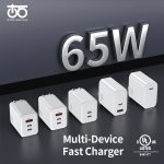 GaN Quick Travel Wall Charger Usb c 65Watt PPS Fast Charge PD 65w Gan Charger for Type-C Laptop iphone ipad Macbook UAV - Image 2