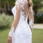 Luxury Fishtail Lace Slim Wedding Dress Big Round Neck Princess Dress Long Sleeve Romantic Lace Elegant Bride Dress - Image 5