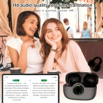 Luxelle8 HZC-A80 AI Translation Earbuds | IPX5 ENC Noise Reduction | Hi-Fi Travel Audio - Image 4