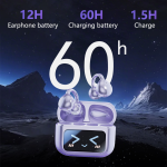 Luxelle8 M100 Smart Clip-On Sport Earbuds | LED Battery Display | Active Lifestyle - Image 5