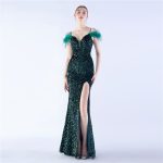 Luxelle8 High-Density Sequin Long Evening Gown - Image 2