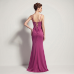 2026 Sexy Spaghetti Strap Corset High-Slit Prom Evening Dress - Image 6