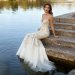Newest High Quality Bohemian Lace Wrap Waist Lace Washable Bride Light Super Fairy Perspective Deep Sexy Mermaid Wedding Dress - Image 4