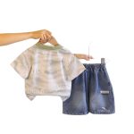 Boys' Summer Set 2026 New Style Baby Cool Two-piece Set Children's Short-sleeved Summer Kids Clothing Trendy Toddler Clothes Set - Image 5