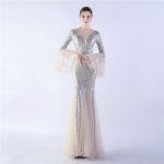 Luxelle8 Mesh Sequin Stage Evening Gown - Image 2
