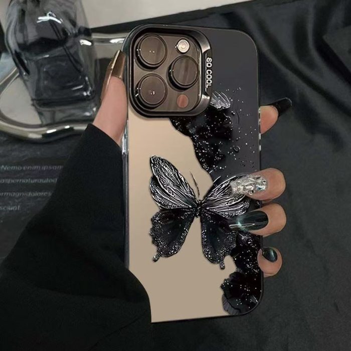 Dark Butterfly Protective iPhone Case Protective Phone | Luxelle8