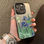梵高鸢尾花适用苹果17Pro手机壳iPhone16/15ProMax新款14Pro/1312