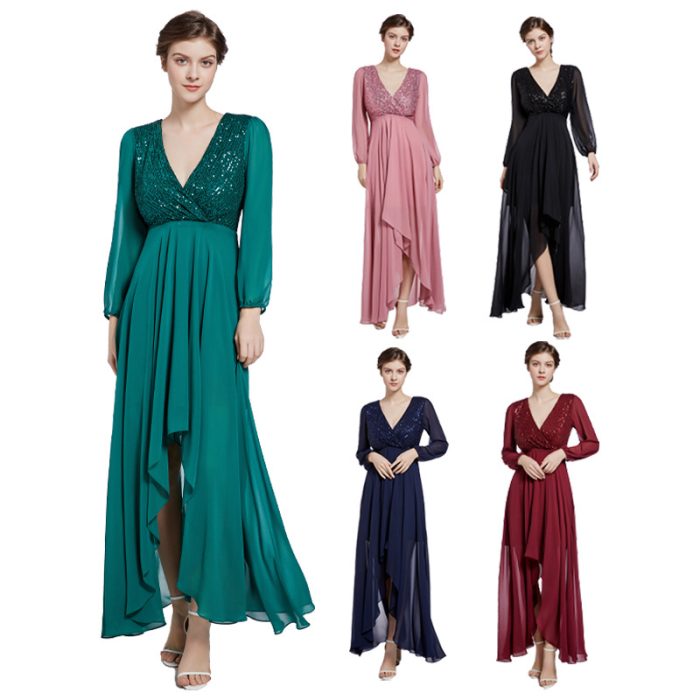 Mermaid Bridesmaid Evening Gown for Party Events | Luxelle8