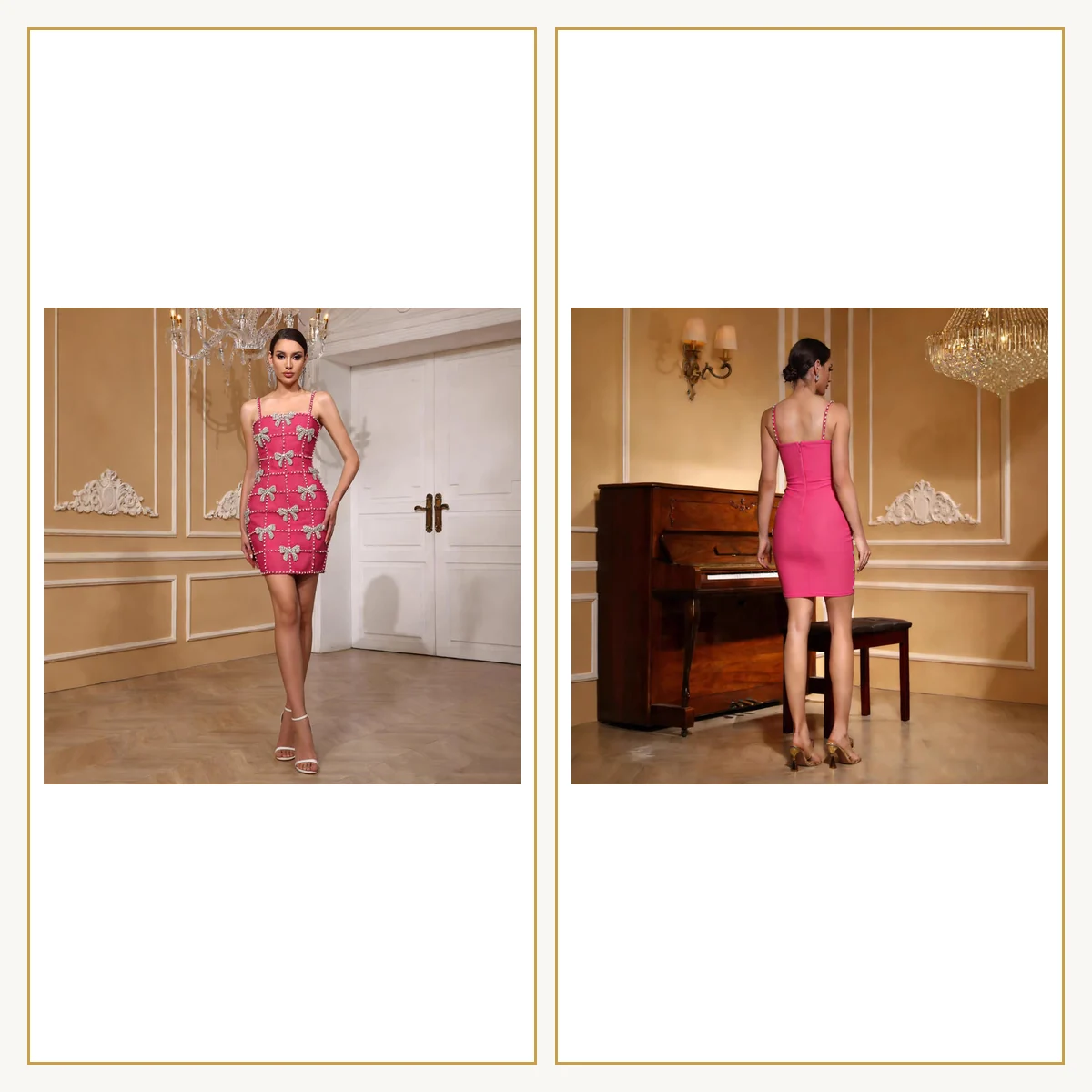 Sequin Bandage Mini Party Dress for Party Events | Luxelle8 - product image 8