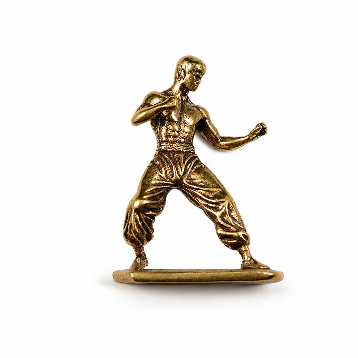 Martial Arts-Inspired Brass Desk Figurine for Home Decor - product image 7