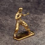 Martial Arts-Inspired Brass Desk Figurine for Home Decor - image 3