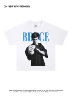 Oversized Vintage Martial Arts Graphic Cotton T-Shirt for Streetwear - image 3