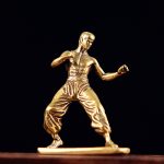 Martial Arts-Inspired Brass Desk Figurine for Home Decor - image 2