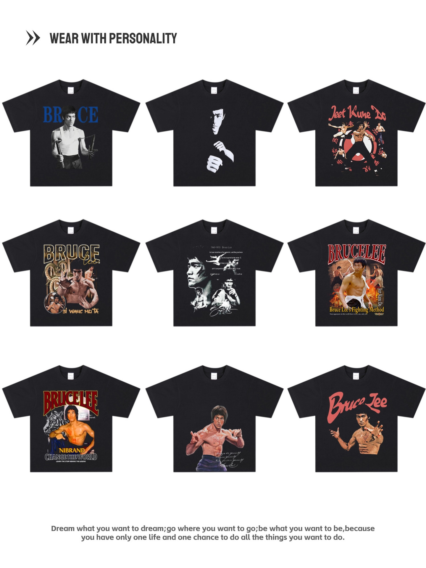 Oversized Vintage Martial Arts Graphic Cotton T-Shirt for Streetwear - product image 2