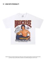 Oversized Vintage Martial Arts Graphic Cotton T-Shirt for Streetwear - image 2