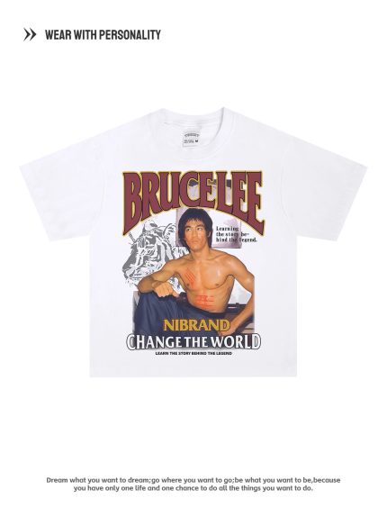 Oversized Vintage Martial Arts Graphic Cotton T-Shirt for Streetwear - image 2