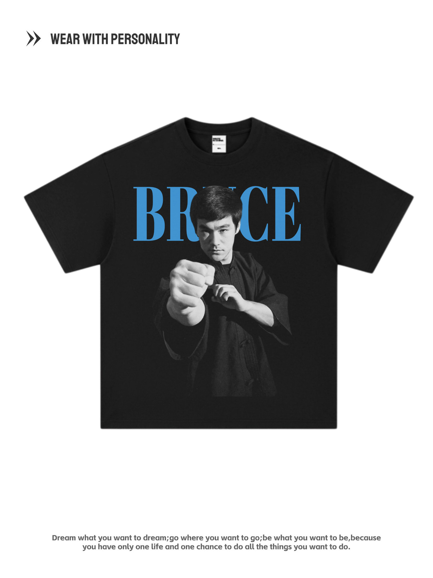 Oversized Vintage Martial Arts Graphic Cotton T-Shirt for Streetwear - product image 7