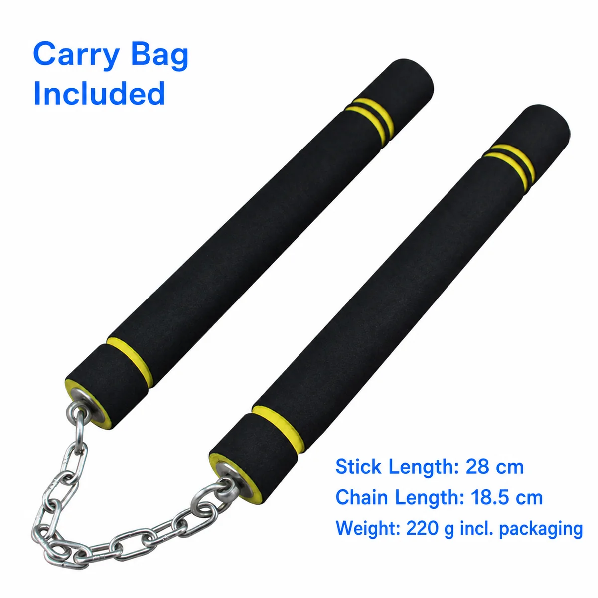 Padded Martial Arts Training Nunchaku for Practice and | Luxelle8 - product image 4