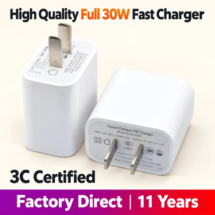 Bold PD30W Apple Fast Charging Cable, Lightning/Type-C to USB-C Data Cable for iPhone Mobile Phone Fast Charging